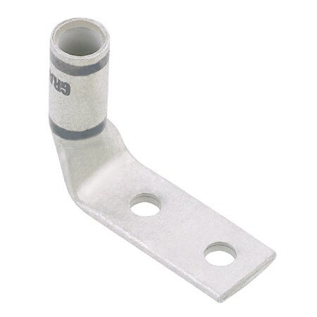 Panduit Copper Compression Lug, 2 Hole, #1 AWG Flex, 1/2 (12.7m, LCDX1-12F-X LCDX1-12F-X